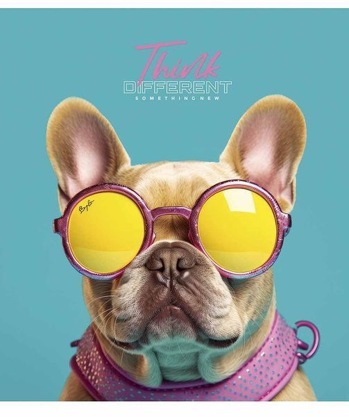 Набір 5 шт, зошит загальний, Think different (УФ-лак). Зошит Star у лінію 96 арк. 3395 4820006476496 4820006476496 фото