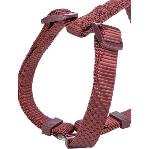 Шлея Trixie Premium H-harness для собак XS&ndash;S 30&ndash;44 см 10 мм бордова 4053032672871 4053032672871 фото