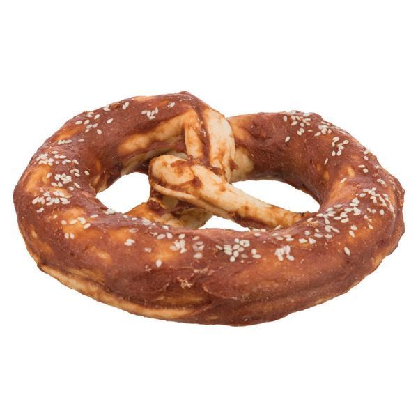 Ласощі Trixie Denta Fun Duck Pretzel bulk для собак Крендель Denta Весела качка брутто 15 см 140 г 5 шт/уп 2700000045985 31177_5шт***** фото