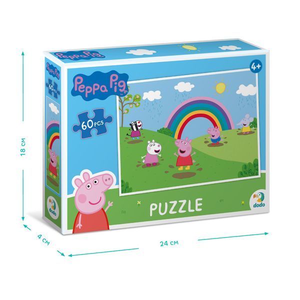 Пазл Dodo "Peppa Pig. Дощові розваги" 4+ 200330 фото