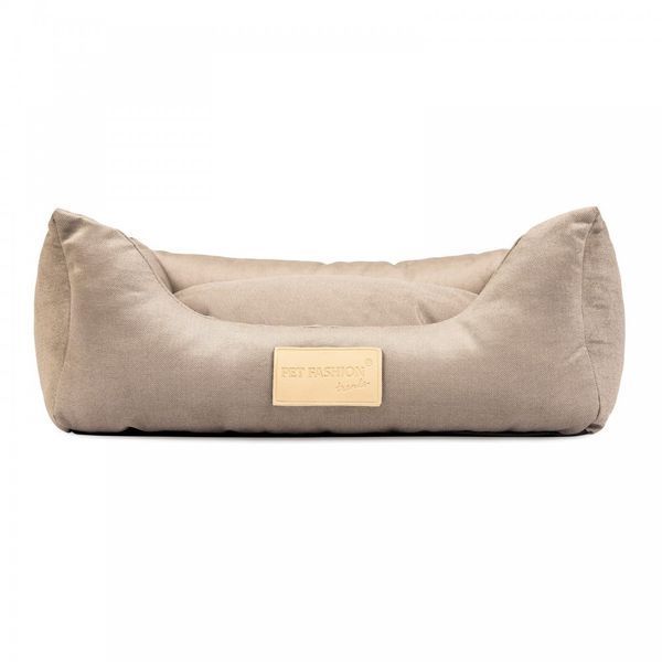 Лежак Pet Fashion Molly №1 для собак і котів пісочний 52х40х17 см 4823082421350 4823082421350 фото