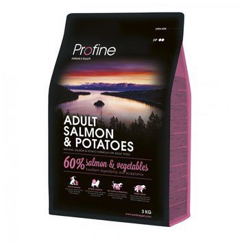 Корм сухий Profine Adult Salmon для дорослих собак усіх порід з лососем та картоплею 3 кг 170554/7589***** фото