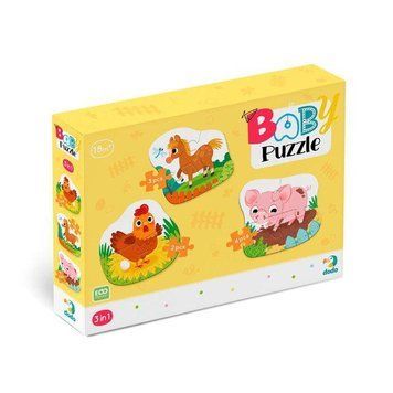 Пазл 3в1 Dodo "День на Фермі" 1.5+ 300394 фото