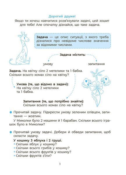 Книга Вчуся розвʼязувати задачі. 1-2 класи УШД017 Основа Автор - Н. Ф. Юрченко ПБМ010 9786170042484 9786170042484 фото