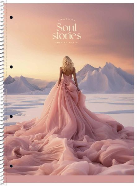 Набір 2 шт. коледж блоків soul stories. Коледж блок Школярик А4 80 арк. у клітинку 6711 A4-080-6711K 4823088241266 4823088241266 фото