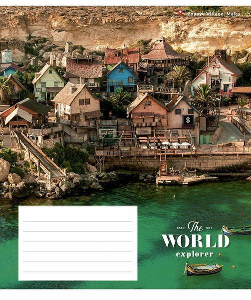 Комплект 5 шт загальних зошитів World Explorer. Зошит Школярик 36 арк. у лінію 3226 036-3226L 4823088231274 4823088231274_6 фото