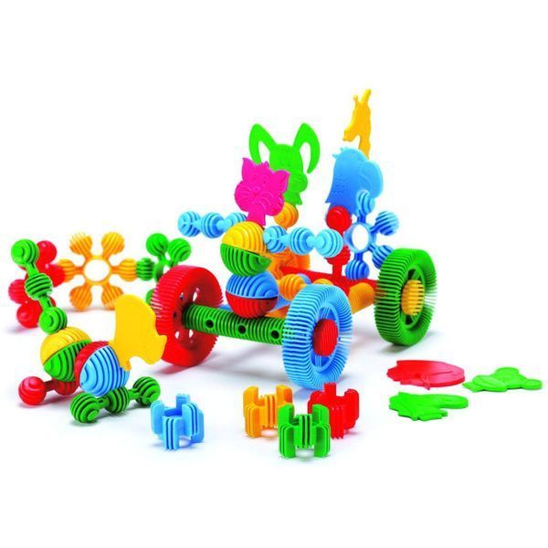 Конструктор "Funny blocks" - 24 шт (мала банка) Wader 41940 фото