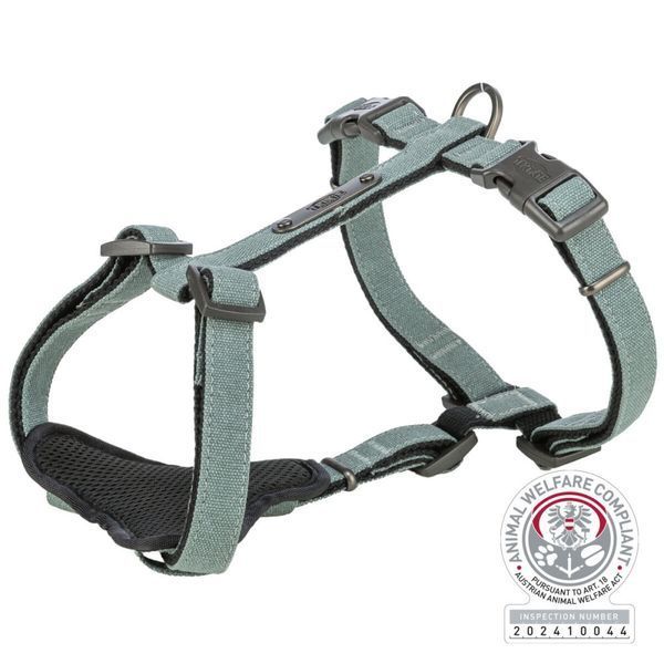 Шлея Trixie CityStyle H-harness для собак бавовна M&ndash;L 52&ndash;75 см 20 мм світло-зелена 4053032682641 4053032682641 фото