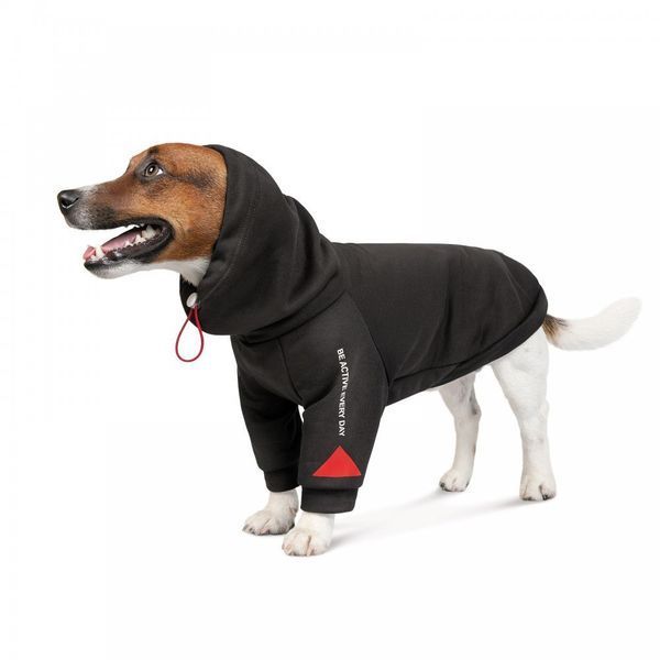 Худі Pet Fashion Snoodie для собак чорна S 4823082423415 4823082423415 фото