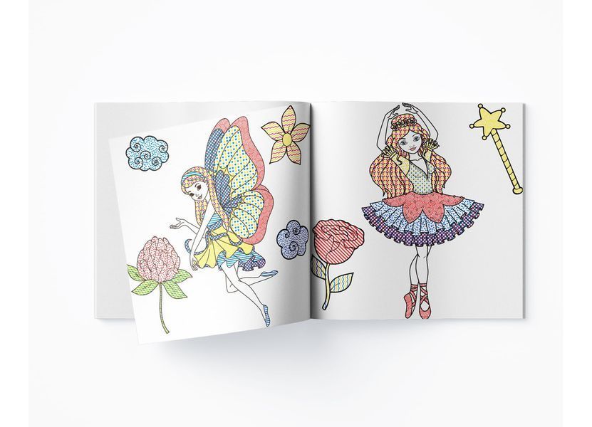 Водяні розмальовки. Принцеси та феї (Crystal Book) F00023061 фото