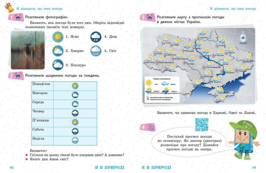 Я досліджую світ. Підручник для 1 кл. ЗЗСО (Тагліна; Іванова). Ч. 1. ГОСЗАКАЗ 9786170944375 фото