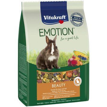Корм Vitakraft для декоративних гризунів Vitakraft Emotion Beauty для кроликів 1,5 кг 4008239337504 4008239337504 фото