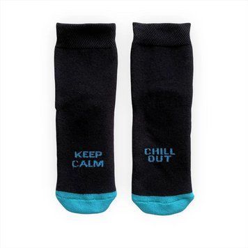 Дитячі МАХРОВІ шкарпетки з індійської бавовни KEEP CALM / CHEEL OUT 423007 423007 фото