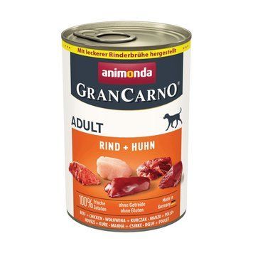 Корм вологий GranCarno Adult Beef Chicken для дорослих собак з яловичиною і куркою 400 г AM-82732 фото