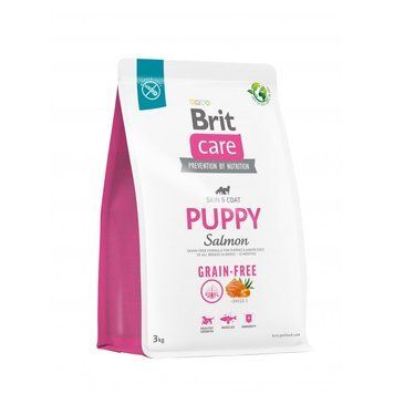 Корм сухий Brit Care Dog Grain-free Puppy для цуценят беззерновий з лососем 3 кг 8595602558810 8595602558810 фото
