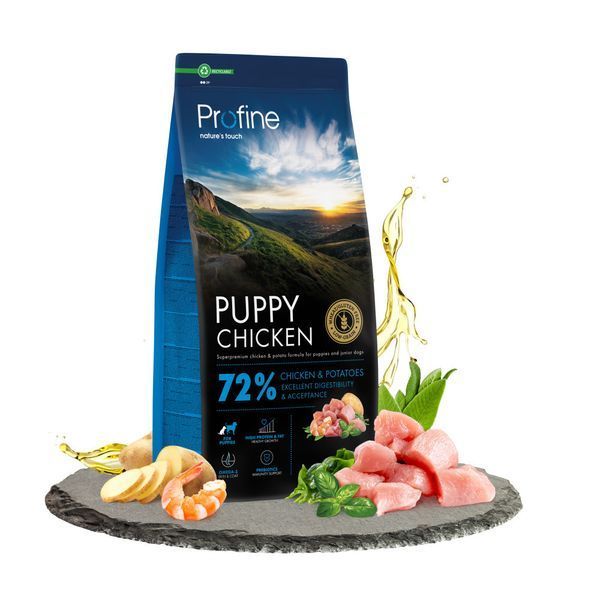 Корм сухий Profine Puppy Chicken and Potatoes для цуценят та молодих собак всіх порід курка і картопля 12 кг 8595602569939 8595602569939 фото