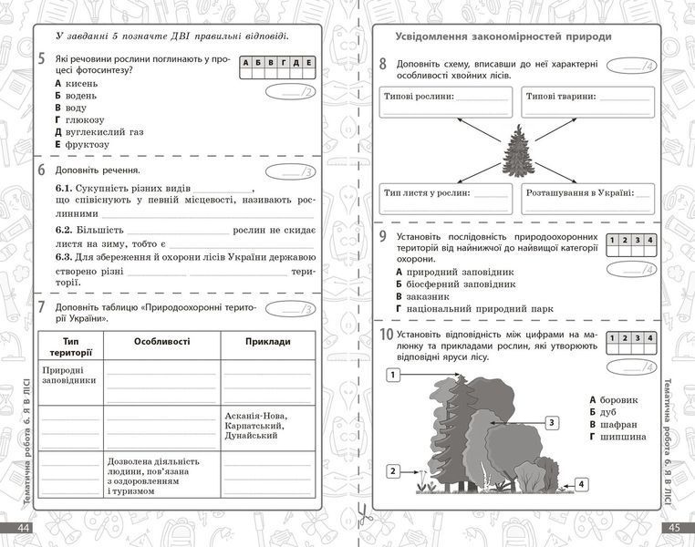 Книга Довкілля. 5 кл : поточне та підсумкове оцінювання за групами результатів Ранок Автор - Кот К. В. 9786170998255 9786170998255 фото