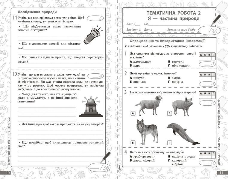 Книга Довкілля. 5 кл : поточне та підсумкове оцінювання за групами результатів Ранок Автор - Кот К. В. 9786170998255 9786170998255 фото