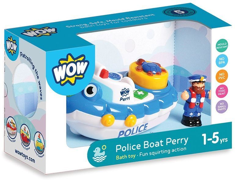 Поліцейський човен Перрі WOW Toys (6397709) 5033491103474 5033491103474 фото