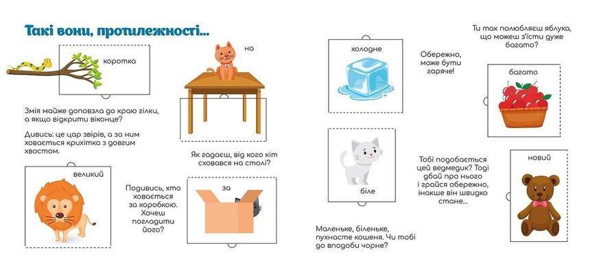 Книжка-картонка "Протилежності" Талант 2+ 9789669359018 фото