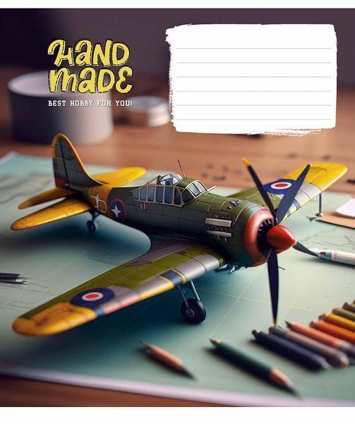 Комплект 5 шт учнівських зошитів HandMade. Зошит Школярик 18 арк. у клітинку 3286 018-3286K 4820006470463 4820006470463_10 фото