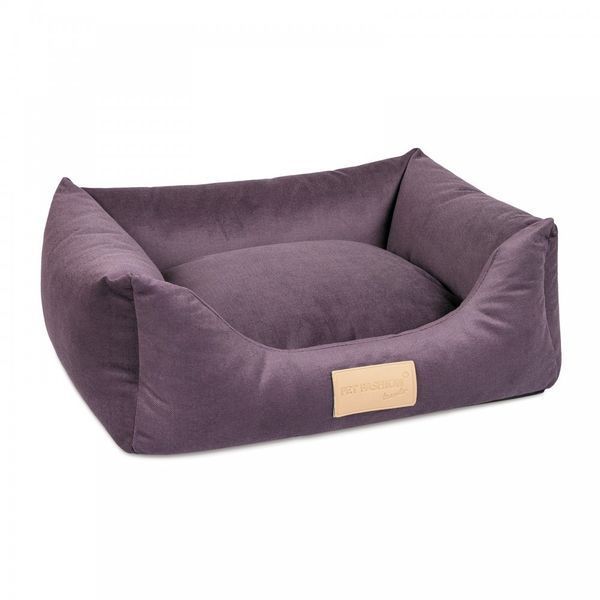 Лежак Pet Fashion Molly №1 для собак і котів фіолетовий 52х40х17 см 4823082421336 4823082421336 фото