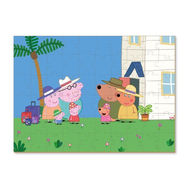 Пазл 2в1 Dodo "Peppa Pig. На відпочинку" 60 елементів 4+ 200121 фото