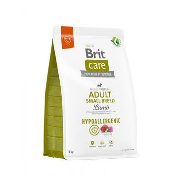 Корм сухий Brit Care Dog Hypoallergenic Adult Small Breed для дорослих собак малих порід від 1 до 10 кг гіпоалергенний з ягням 8595602566143 8595602566143 фото
