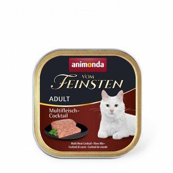Корм вологий Vom Feinsten Adult Multi Meat Cocktail для котів мультим ясний коктейль 100 г AM-83204 фото