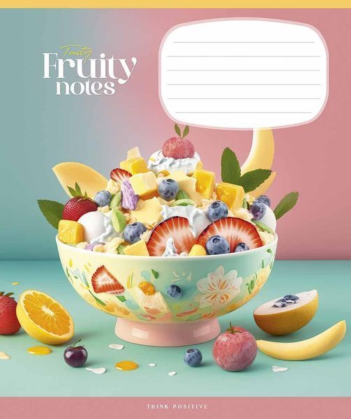 Комплект 5 шт загальних зошитів Fruity heaven. Зошит Школярик 36 арк. у лінію 3409 036-3409L 4823088231274 4823088231274_8 фото
