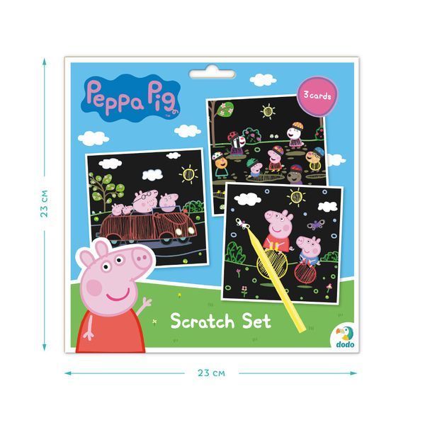 Набір гравюр Dodo "Peppa Pig Гра з друзями" 5+ 200185 фото