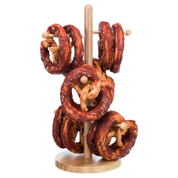Ласощі Trixie Denta Fun Duck Pretzel bulk для собак Denta Fun Качиний крендель ваговий д 10 см 75 г 5 шт/уп 2700000045978 31178_5шт**** фото