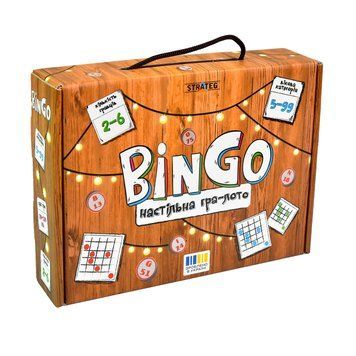 Настільна гра Strateg Лото BinGo українською мовою (30757) 4820220562067 30757 фото