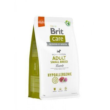 Корм сухий Brit Care Dog Hypoallergenic Adult Small Breed для дорослих собак малих порід від 1 до 10 кг гіпоалергенний з ягням 8595602566150 8595602566150 фото