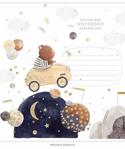Комплект 5 шт учнівських зошитів Precious moments . Зошит Школярик 12 арк. у косу лінію 3506 4820006473204 4820006470456_012-3506C фото