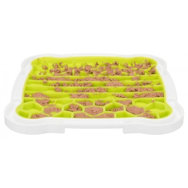 Миска-килимок Trixie для собак Lick and Snack для повільного годування термопластична гума/пластик 20х20 см 4011905349527 4011905349527 фото