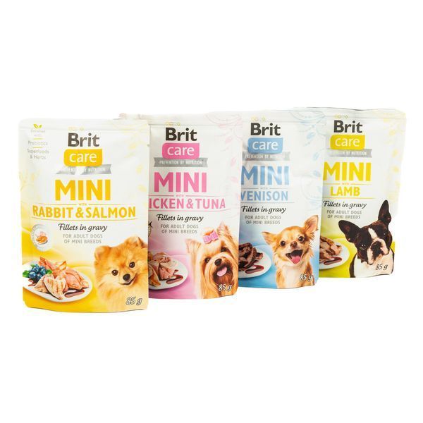 Набір Brit Care Mini мікс для дорослих собак 3+1 VAFO_1719 фото
