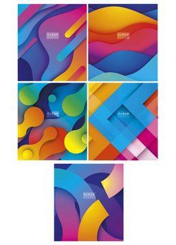 Зошити учнівські, 5 шт, по 48арк., у лінію, УФ-лак, Genius 3161 4823088226256 4823088226256_3 фото