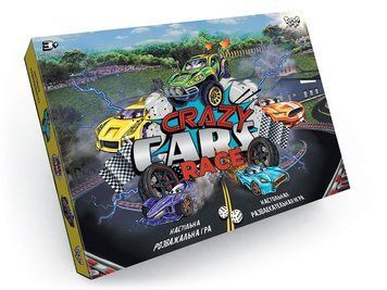 Настільна розважальна гра "Crazy Cars Race" 3+ DT_G94R фото