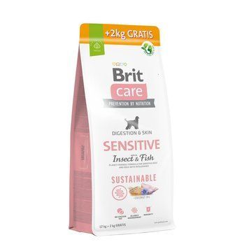 Корм сухий Brit Care Dog Sustainable Sensitive для дорослих собак усіх порід з чутливим травленням з комахами та рибою 12+2 8595602565757 172662***** фото