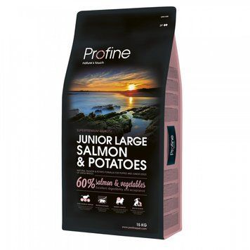 Корм сухий Profine Junior Large Breed для цуценят та молодих собак великих порід вагою від 25 кг з лососем та картоплею 15 к 170555/7596***** фото
