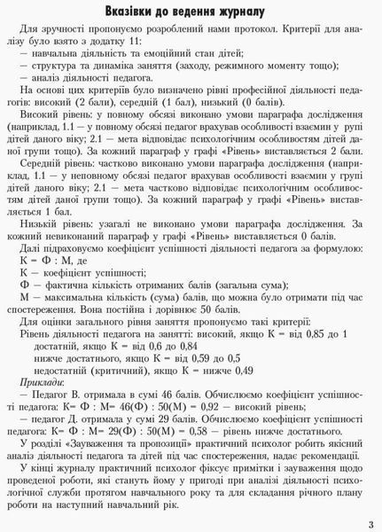 Журнал спостережень і психологічного аналізу діяльності педагогів практичним психологом 9789667466145 9789667466145 фото