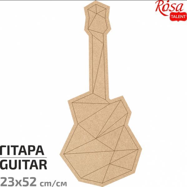 Основа для декорування панно-мозаїка &bdquo;Гітара&ldquo; 1, МДФ, 23х52см, ROSA TALENT 4823098529101 фото