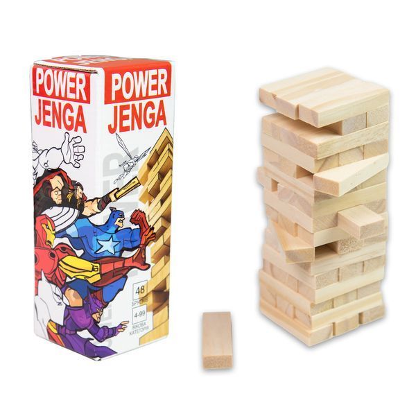 Настільна гра Strateg Power Jenga джанга 48 брусків (30275) 30275 фото