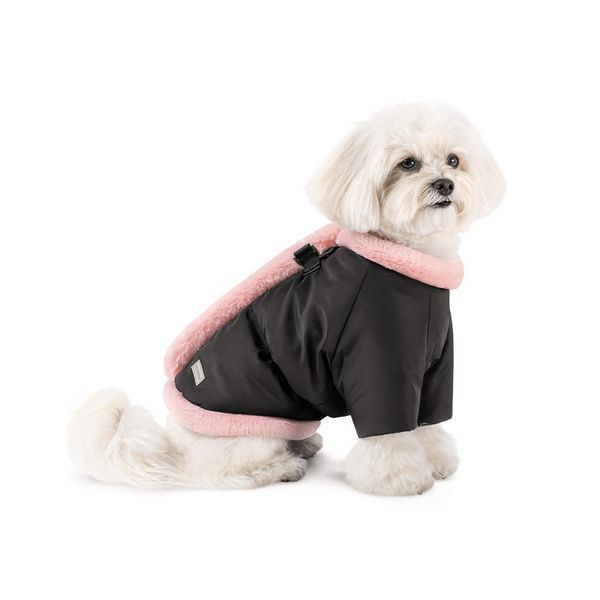 Куртка Pet Fashion Mery для собак чорний/рожевий ХХS 4823082443123 4823082443123 фото