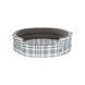Лежак Trixie для собаки Lucky в клітинку з пінопластовою підкладкою сірий бавовна/фліс 45х35 см 4011905370217 4011905370217 фото 1