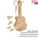 Основа для декорування панно-мозаїка &bdquo;Гітара&ldquo; 1, МДФ, 23х52см, ROSA TALENT 4823098529101 фото 3