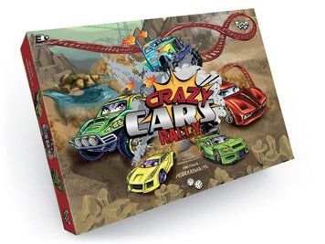 Настільна розважальна гра "Crazy Cars Rally " 3+ DT_G93R фото