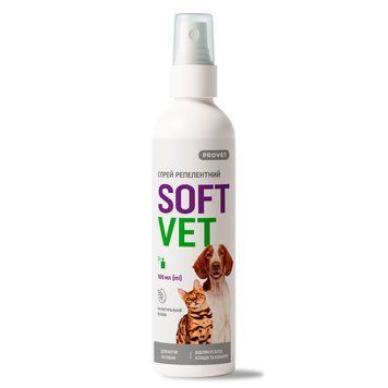 Спрей Provet SOFTVET репелентний для котів та собак 100 мл PR244117 PR244117 фото