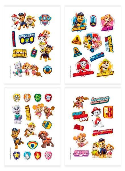 Набір дитячих тимчасових татуювань Paw Patrol (200435) 4823115907851 4823115907851 фото